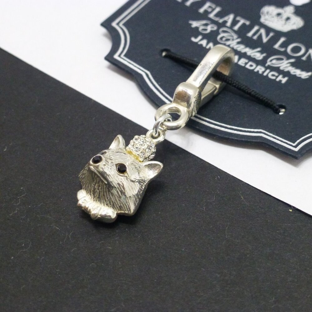 New My Flat in London Tally Ho fox charm silver pendant bracelet purse necklace - Picture 2 of 6